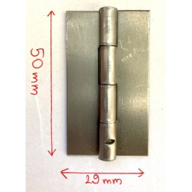 Nyers keskeny csuklópánt - 50 mm (lyuk nélküli )